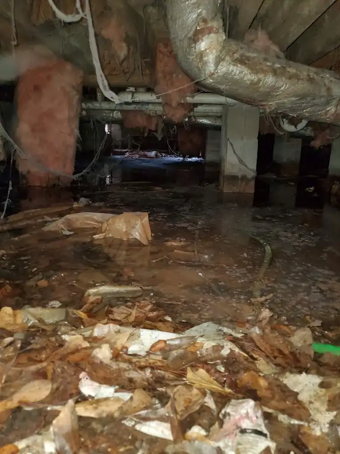 Crawl space flood assessment for Leak Detection & Repair in Valley Falls